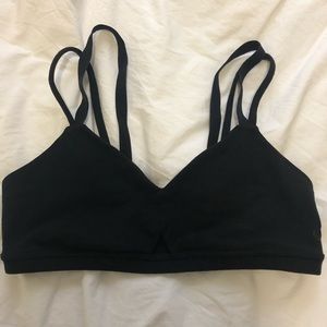 Lululemon black sports bra M